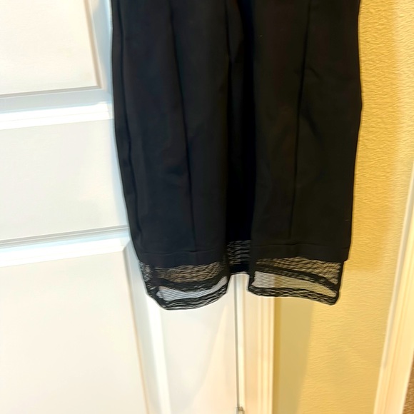 LucyParis Black bodycon Dress with mesh accents - Picture 5 of 5